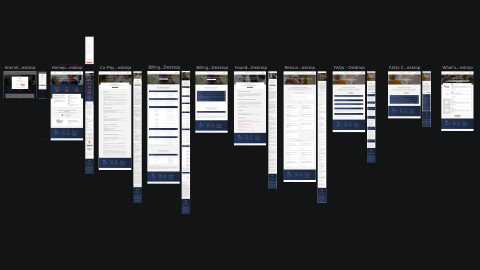 Zoomed-out view of high fidelity comps